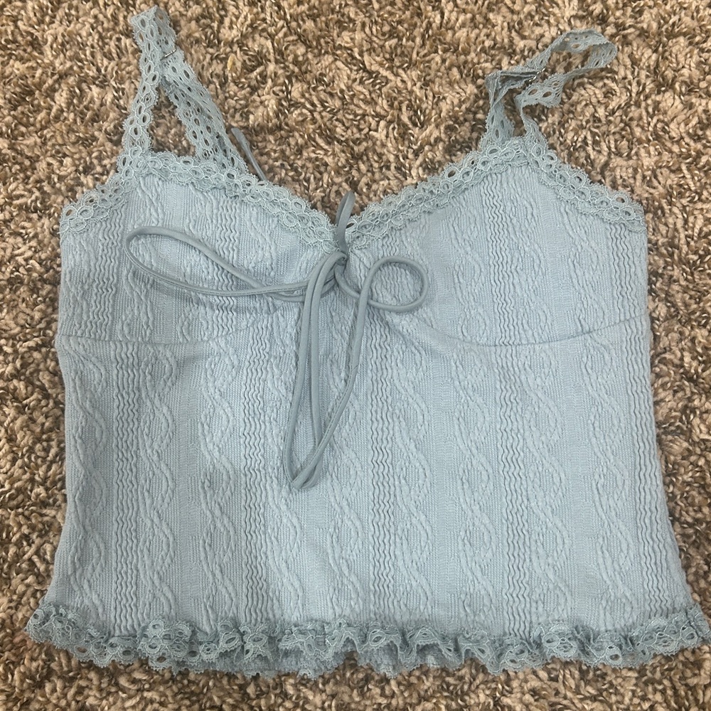 Edikted Lacey Knit Tank Top
